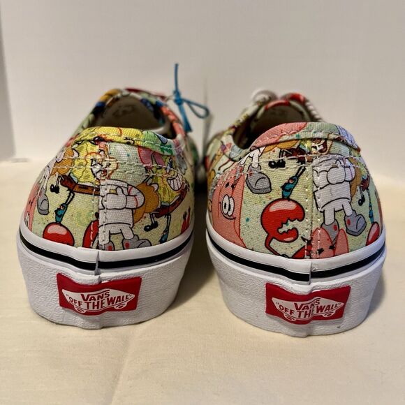 Vans Authentic Era Spongebob All Characters Canvas Customs Sneakers W 7.5 M 6 - Picture 5 of 10